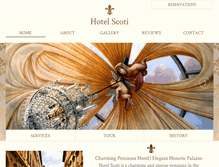 Tablet Screenshot of hotelscoti.com